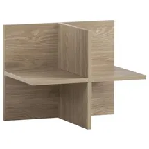 Proregal Regalkreuz Swan HxBxT 38x48x33cm | Eiche/Weiß | Büroschrank von