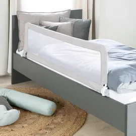 roba Bettschutzgitter Klipp-Klapp 100 cm 50 cm hoch Grau