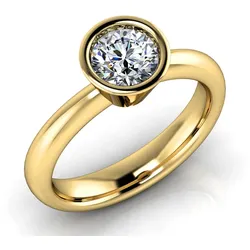 Verlobungsring VR02 750er Gelbgold - 3304