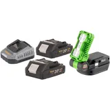 PROCRAFT Procraft, LL20bb Akku LED Strahler 20 V 500 lm + 2x Akku 2,0 Ah + Ladegerät