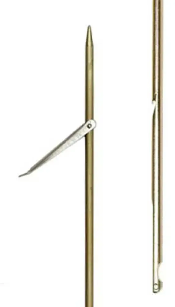 Picasso Gold Spring Steel Round Notch Spear 7 Mm Einflossen-speerschaft - Golden - 120 cm