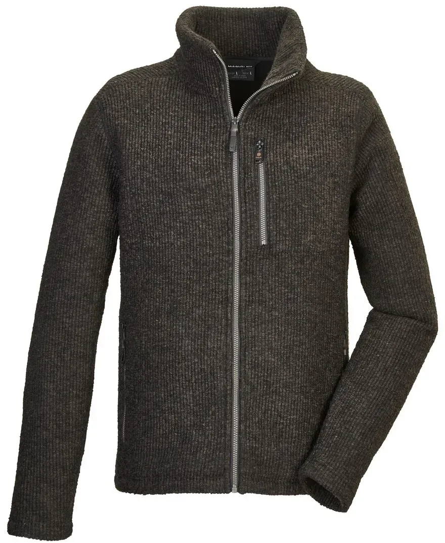 killtec GW 53 Men Knitted Fleece Jacket schwarz (00200) L