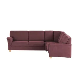 smart Ecksofa  Valencia ¦ rot ¦ Maße (cm): B: 272 H: 90 T: 242.0