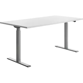 TOPSTAR Schreibtisch E-Table weiß / grau
