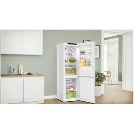 Bosch Serie 4 KGN362WDF Kühl-Gefrierkombination (321 l, 1860 mm hoch, Weiß)