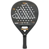 ADIDAS Padelschläger, Mattschwarz, aus Glasfaser, Kern mit EVA-Schaumstoff, weicher Schaumstoff, runder Padelschläger mit niedrigem Gleichgewicht, raue Textur, für totale Kontrolle, Spin