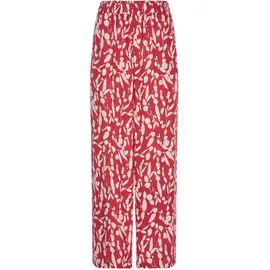GOLDNER Druckhose Schlupfhose rot/weiß 38