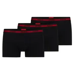 HUGO für Herren. 50492375 3er Pack Drilling Planet schwarz Boxershorts (M), Heimtextilien, Baumwolle