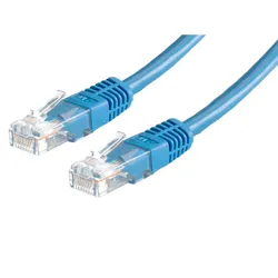 VALUE Patchkabel Kat.6 (Class E) UTP, blau, 1,5 m