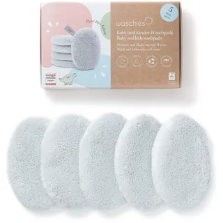 Waschies Baby-& Kinderwaschpads Pastel Blue 5er Set