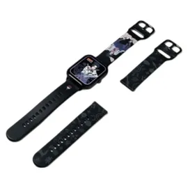 ABYX Fit Touch 3 BT 20 mm Aluminiumgehäuse schwarz Silikonarmband schwarz 20 mm