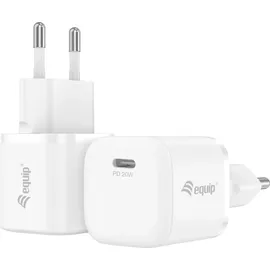 Equip 1-Port 20W USB-C PD-Ladegerät, 25 Stück/Packung