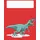 Independently published Schulheft DIN A4 Lineatur 3 Tyrannosaurus Rex / T-Rex Dinosaurier rot: Schreibheft liniert 3,5mm Zeilenabstand (Dino Schulhefte)