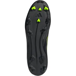 adidas F50 League Mid FG/MG Core Black / Iron Metallic / Lucid Lemon 44 2/3