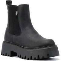 Buffalo Aspen Chelsea Chelsea Boot Schwarz - Schwarz - 37