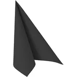 Papstar Servietten "ROYAL Collection" 1/4-Falz 40 cm x 40 cm schwarz