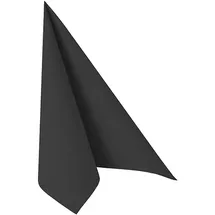 Papstar Servietten "ROYAL Collection" 1/4-Falz 40 cm x 40 cm schwarz