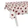 ANRO Wachstuchtischdecke abwaschbar 100 x 140 cm Beige Rot