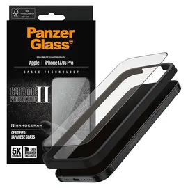 Panzer Glass Ceramic II Displayschutz für iPhone 17/iPhone 16 Pro