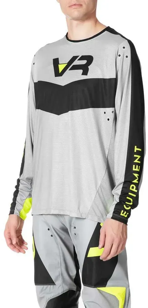 Vr Equipment Mx Racing Langarm-trikot - Medium Grey - XL