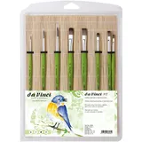 da Vinci da Vinci, FIT Synthetics Hobby- und Schulmalpinsel in Matte, Serie 5329, 8er Set