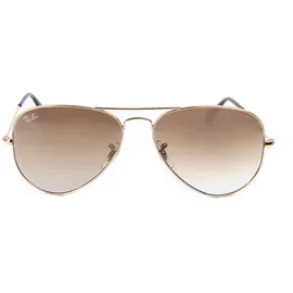 Ray Ban Aviator Gradient RB3025 001/51 58-14 polished gold/light brown
