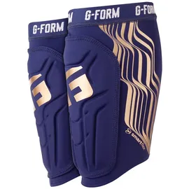 G-Form V2 Schienbeinschoner Navy/Gold M
