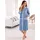 Witt Weiden Bademantel in bleu 44/46,