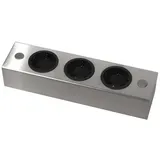 THEBO Steckdosenleiste 3-fach Silber 1 St.