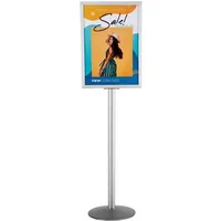 Update displays Infoständer SIGN silber DIN A2
