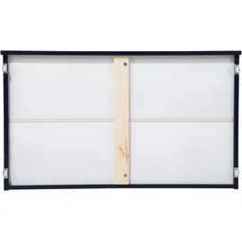 Beliani Bettschublade 2er Set Kiefernholz RUMILLY Marineblau