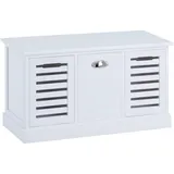 CARO-Möbel Trient 100 x 45 x 35 cm weiß / mit 3 Schubkästen
