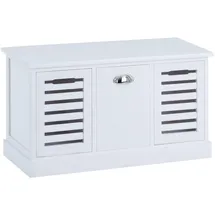 CARO-Möbel Trient 100 x 45 x 35 cm weiß / mit 3 Schubkästen