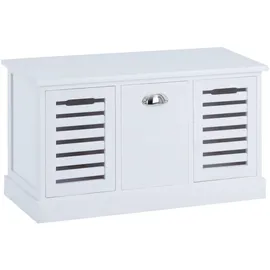 CARO-Möbel Trient 100 x 45 x 35 cm weiß / mit 3 Schubkästen