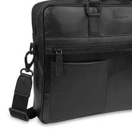 Bugatti Joel Aktentasche Leder 37 cm Laptopfach schwarz