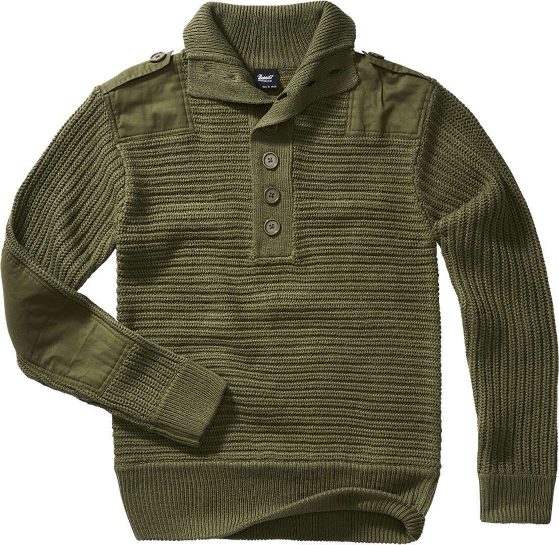 Brandit Alpin Pullover, groen, 4XL Voorman