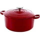 B&K BK Bourgogne Braadpan - 24 cm - Chili Red, Pfanne + Kochtopf, Rot