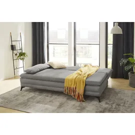Jockenhöfer Schlafsofa Polyester 2-Sitzer Grau