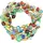 COLLEZIONE ALESSANDRO Rainbow Armband aus Glas bunt Größe onesize