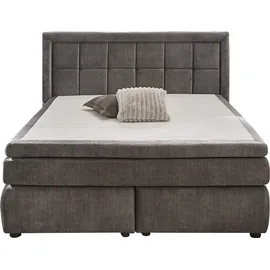 Jockenhöfer Gruppe Boxspringbett »Sophia inklusive 9cm Kaltschaumtopper« und 7-Zonen-TTFK-Matratze (H3,H3/H4 oder H4) grau