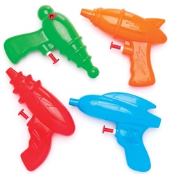 Wasserpistole Weltraum (pro Set 4) Mitgebsel