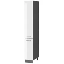 Vicco Apothekerschrank R-Line 30 x 57,2 x 206,8 cm Weiß Hochglanz