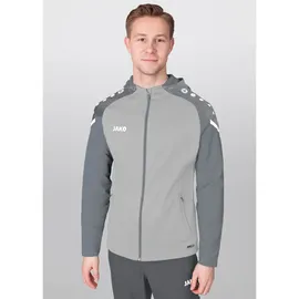Jako Trainingsanzug Polyester Performance mit Kapuze soft grey/steingrau 140