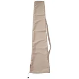 Mendler Schutzhülle für Sonnenschirm bis 2,70m Polyester Creme
