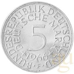 5 DM Gedenkmünzen BRD 625er Silber (1966-1979)