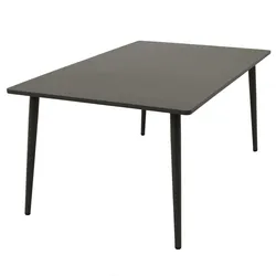 DEGAMO Tisch DENVER 100x160cm, Metall anthrazit