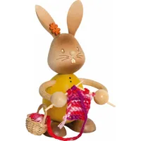 Kuhnert - Osterdekoration / Osterhase Stupsi Hase mit Strickzeug