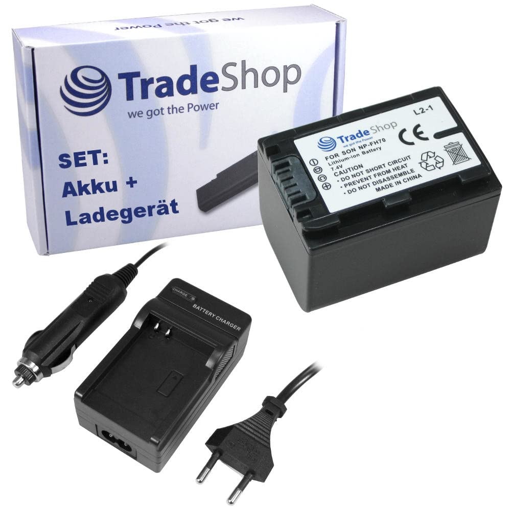 Angebot IM Set: Trade-Shop Kamera Li-Ion Akku + Ladegerät mit Kfz Adapter für Sony DCR-HC-27/E DCR-HC-28/E DCR-HC-30/E DCR-HC-32/E DCR-HC-36/E DCR-HC-37/E DCR-HC-35/E DCR-HC-38/E DCR-HC-39/E