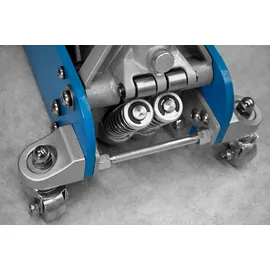 Güde Rangierwagenheber Aluminium/Stahl 100-465 mm blau/silber