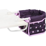 Bayer Chic 2000 735-71 Puppen-Tischsitz, Stars lila